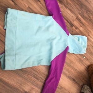 Blue and purple jacket